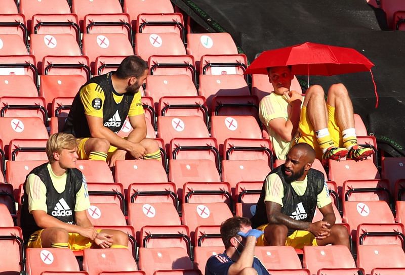Mesut Ozil has not featured for Arsenal after the restart